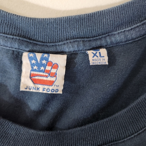 Junk Food Mens Navy Disney Good Times Mickey Mouse Sleeveless Cotton Tee |XL| - Picture 5 of 7